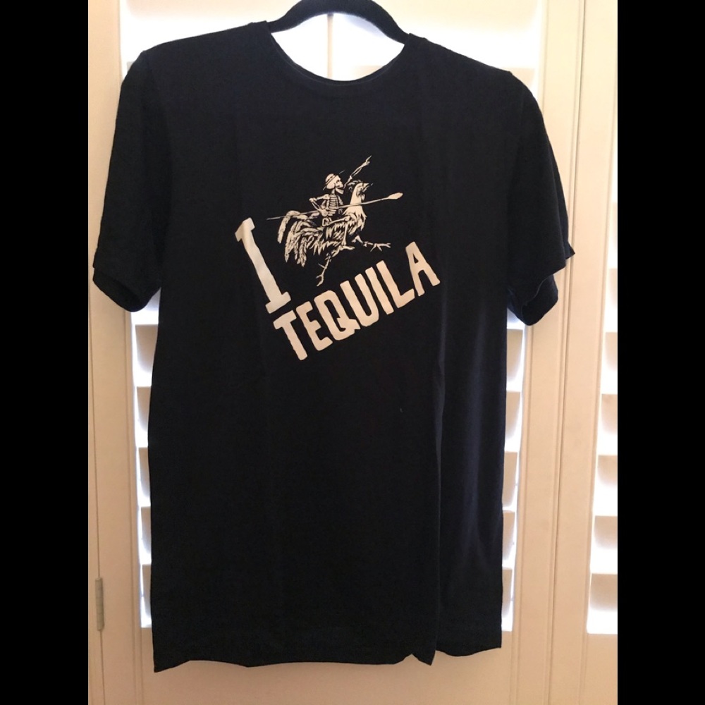 Espolon Tequila I Love Tequila Black TShirt